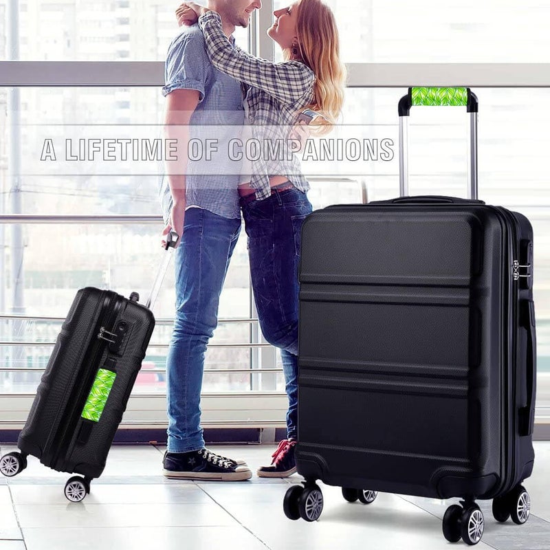 Careteilly Neoprene Luggage Handle Wrap Fluorescent Colors Luggage Identifiers/Tags/Marker (Leaf) - Image 5