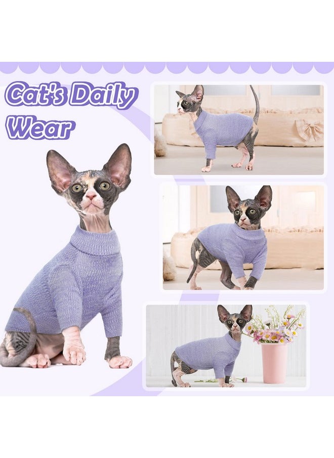 Sphynx Hairless Cats Shirt Pullover Kitten T-Shirts, Breathable Cat Wear Turtleneck Sweater Adorable Cat'S Clothes Vest Pajamas Jumpsuit - pzsku/Z0EBECE49C38E8414D2BFZ/45/_/1735214509/9c65c90e-120d-4560-b983-e3dd38955102