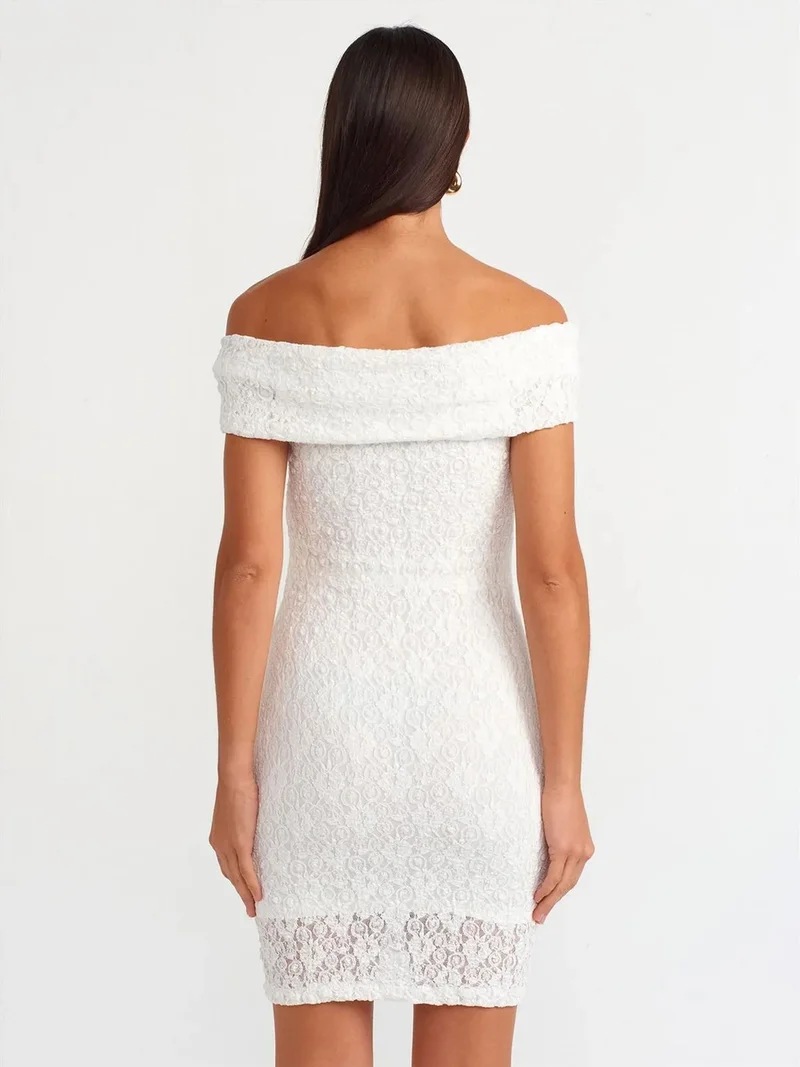 ديلفين Dilvin Bodycon Mini Lace Dress