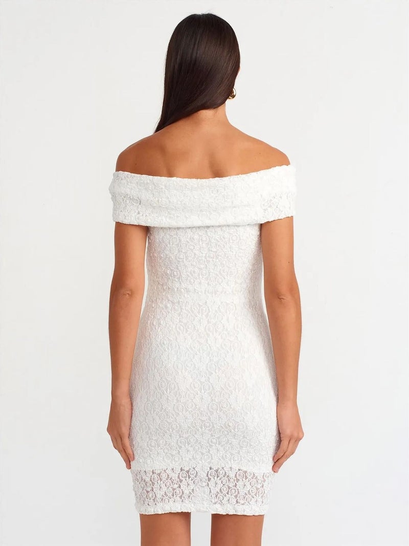 DILVIN Bodycon Mini Lace Dress - Image 2