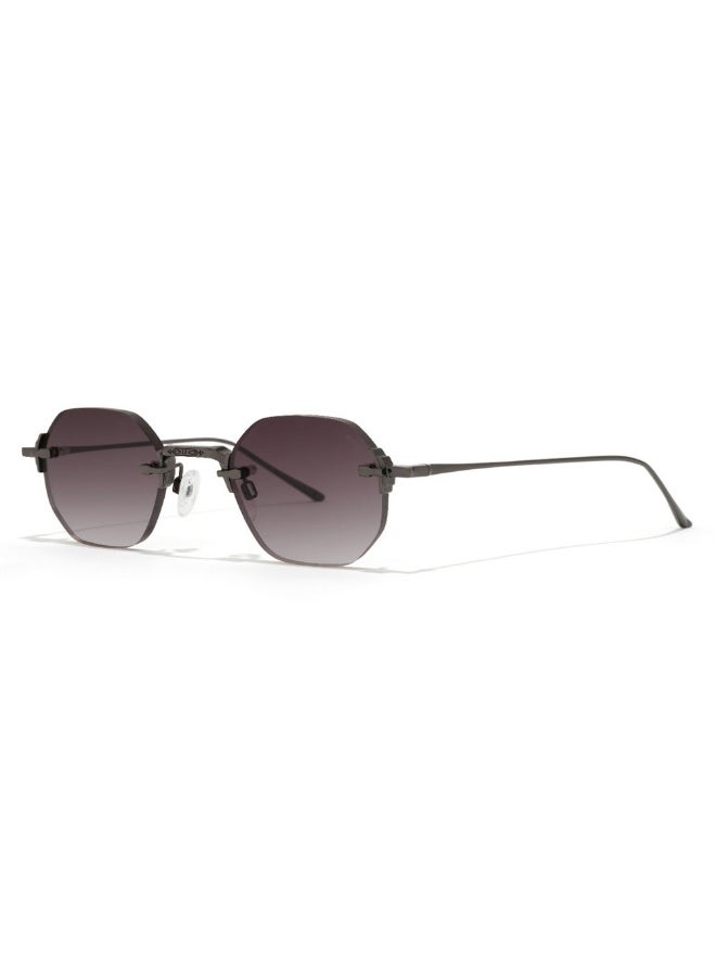 Blackout Unisex CLOUD Sunglasses - Lens Size: 47 mm - Grey - Image 2
