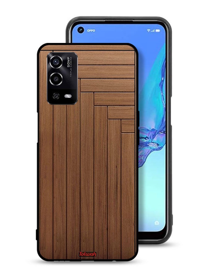 Tolwak Oppo A55 4G Protective Case Cover Door Pattern - Image 1