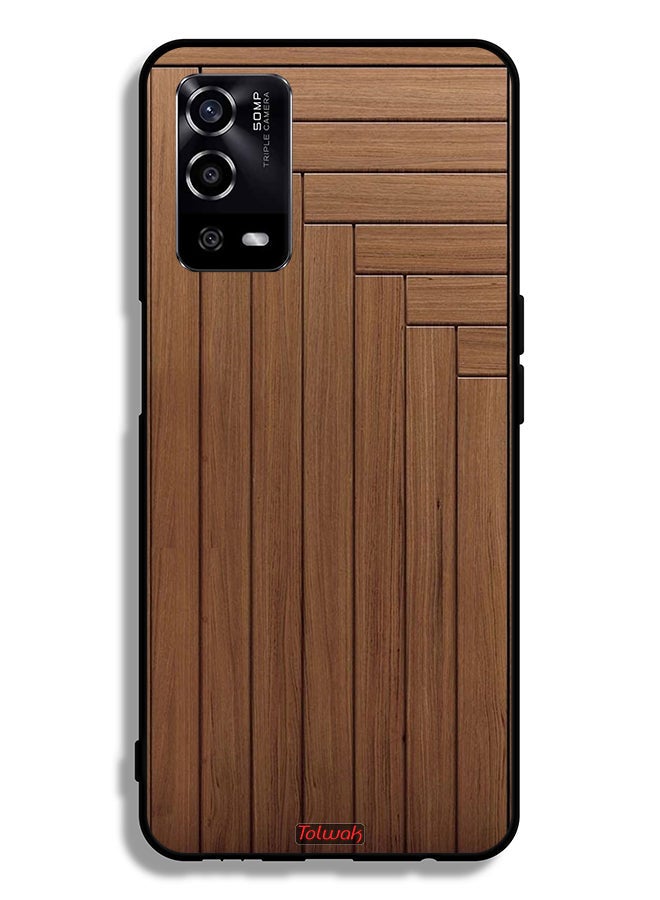 Tolwak Oppo A55 4G Protective Case Cover Door Pattern - Image 2