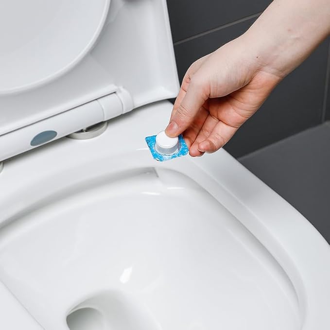 12 Tablets Sink Drain Cleaner Pill and Deodorizer, Bath Drain Cleaning, Prevents Plug Hole Obstructions, Home Accessory Cleaning Products Odor-Free for Bathroom, Kitchen, Odors Prevent Clogged - Image 4