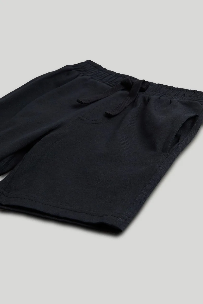 مذركير Black Jersey Shorts