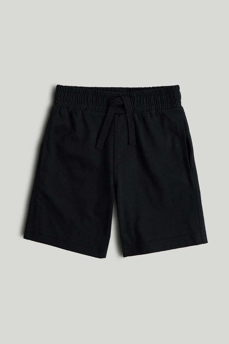مذركير Black Jersey Shorts