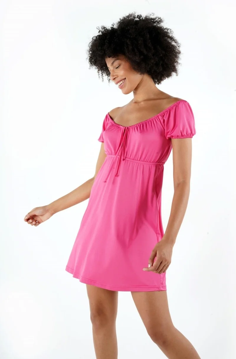 Alexander Gardi Off-Shoulder Mini Dress