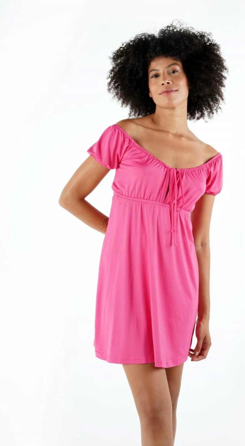 Alexander Gardi Off-Shoulder Mini Dress