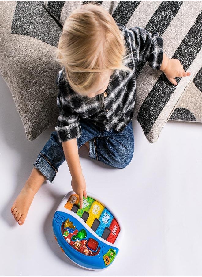 Baby Einstein - Baby Einstein Discover & Play Piano Musical Baby Toy, Learn About Instruments, Numbers and Animals in 3 Languages, Age 3 months and up - Image 1