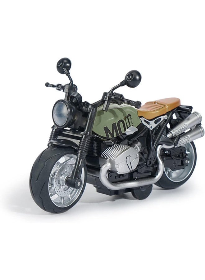 TOY GARDEN Pull Back Motorcycle Toy – Pack of 1 Assorted Colors with Lights & Sound | Realistic Motorbike Toy for Kids Ages 3-5 | Fun & Durable Bike Toy for Toddlers - Image 2