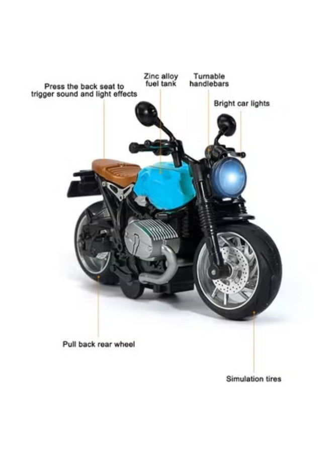 TOY GARDEN Pull Back Motorcycle Toy – Pack of 1 Assorted Colors with Lights & Sound | Realistic Motorbike Toy for Kids Ages 3-5 | Fun & Durable Bike Toy for Toddlers - Image 5