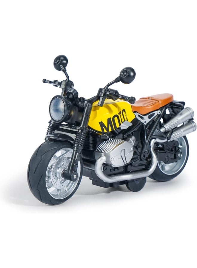 TOY GARDEN Pull Back Motorcycle Toy – Pack of 1 Assorted Colors with Lights & Sound | Realistic Motorbike Toy for Kids Ages 3-5 | Fun & Durable Bike Toy for Toddlers - Image 3