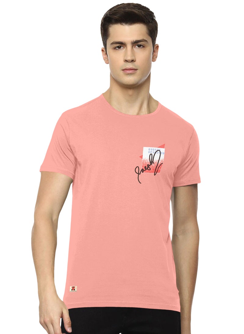 LAUREN Smith تي شيرت رجالي برقبة دائرية مصنوع من القطن بنسبة 100% مع طباعة عالية الدقة - Image 1