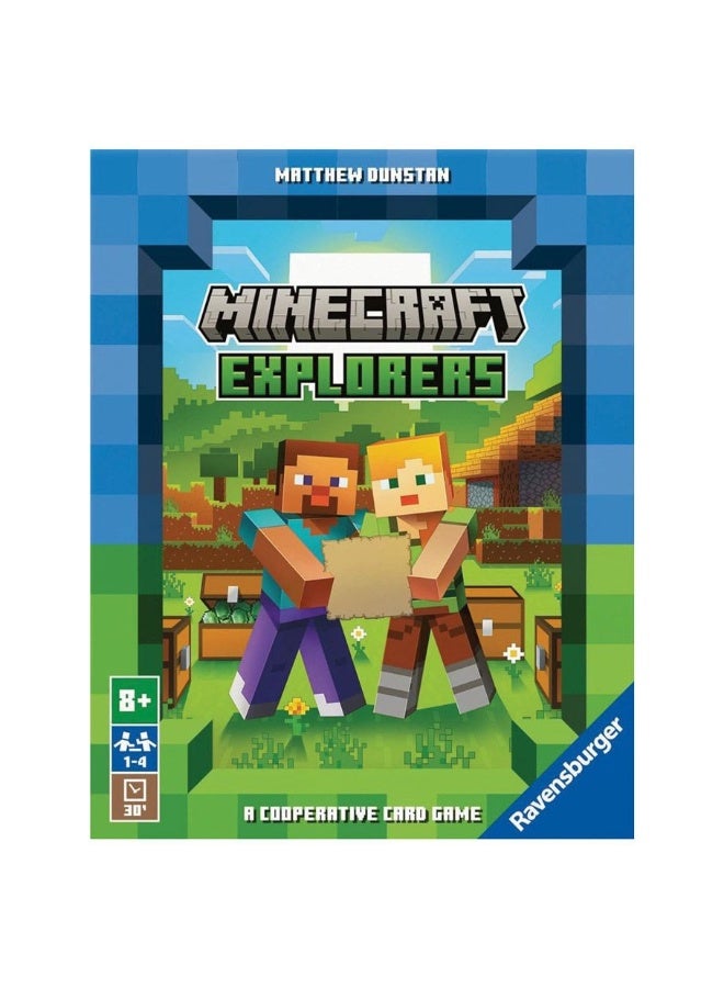 Ravensburger Minecraft Explorers Cooperative Card Game – Team Adventure Game for Kids and Families, Mission-Based Gameplay, Easy to Learn Strategy, Fast Play Format, Fun Indoor Game Night Ages 8+ | 21580-5 - Image 1