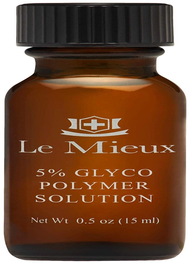 Le Mieux 5% Glyco Polymer Solution - Glycolic & Lactic Acid Micro Peel Serum, Exfoliator for Uneven Skin Texture, Peeling Solution for Face (0.5 oz / 15 ml) - Image 1
