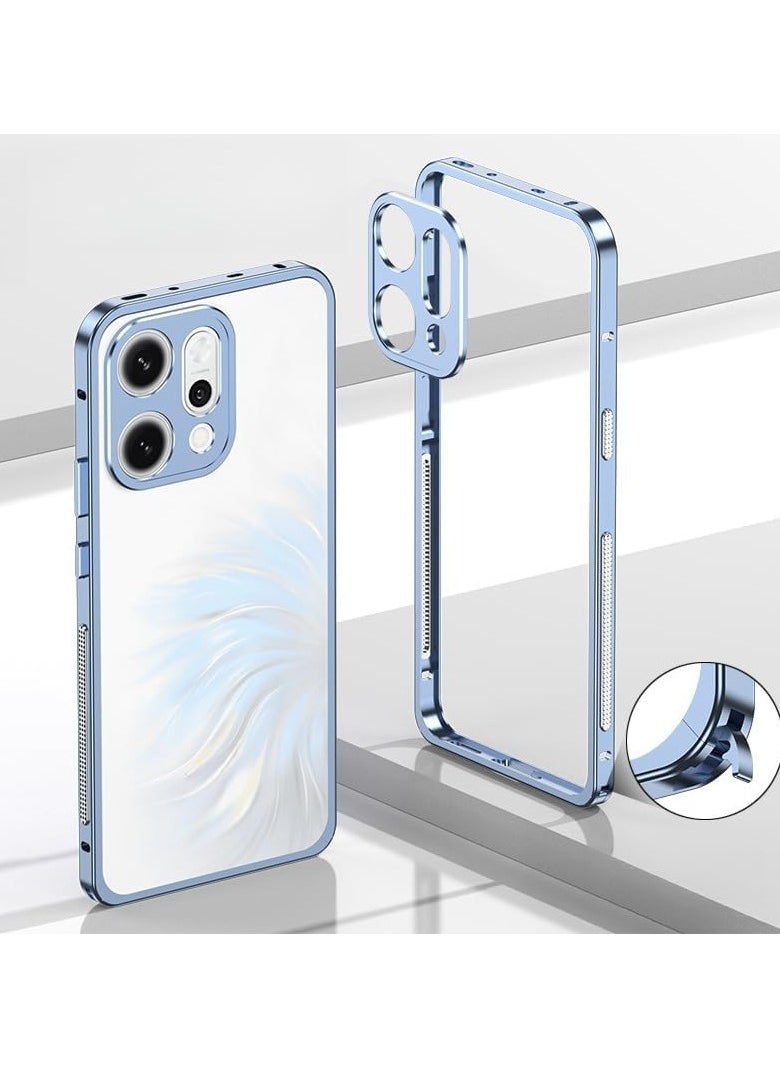 General Case Compatible OPPO Reno 14 Pro 5G with Lens Cap, Rugged PC Frame Case OPPO Reno 14 Pro Ultra Slim Lightweight Shockproof Case 