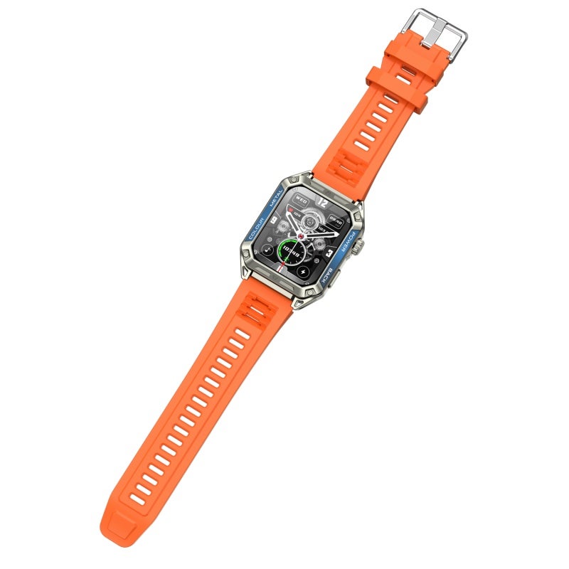 Smart Watch 1.91 Inch IPS Screen Zinc Alloy + Aluminum Alloy Design - 380mAh Long Standby 2-in-1 Bluetooth Chip Fitness Tracker for Health Monitoring Sports Enthusiasts - Image 4