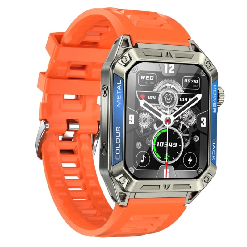 Smart Watch 1.91 Inch IPS Screen Zinc Alloy + Aluminum Alloy Design - 380mAh Long Standby 2-in-1 Bluetooth Chip Fitness Tracker for Health Monitoring Sports Enthusiasts - Image 2