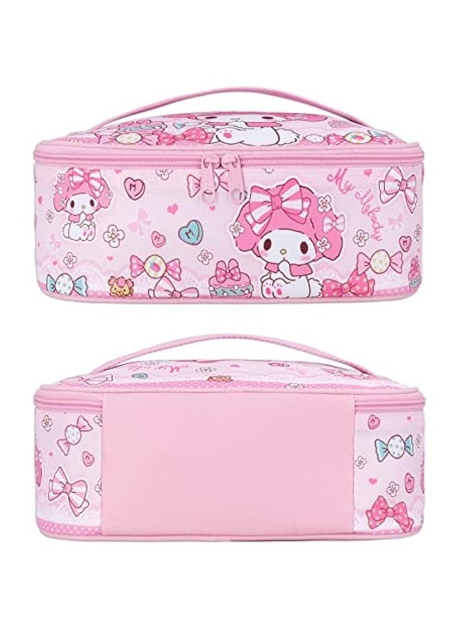 Generic Anime Melody Lunch Bag with Handle Insulated leakproof Cinnamoroll Lunch Box Reusable Lunch Bag Lunch Cooler Bag for Work Picnic Travel  - Image 2