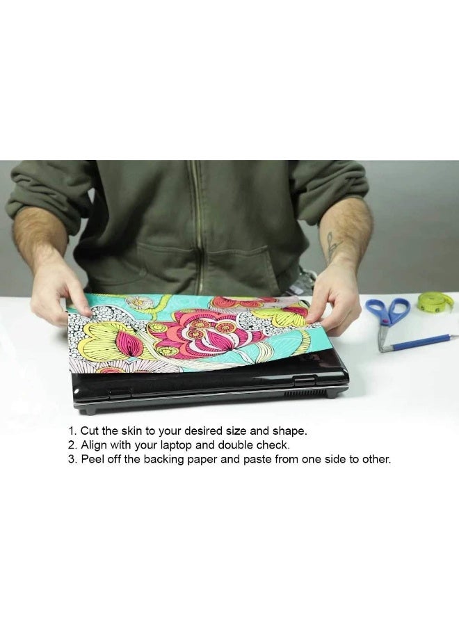 Paper Plane Design Laptop Skin for Laptops - Image 2