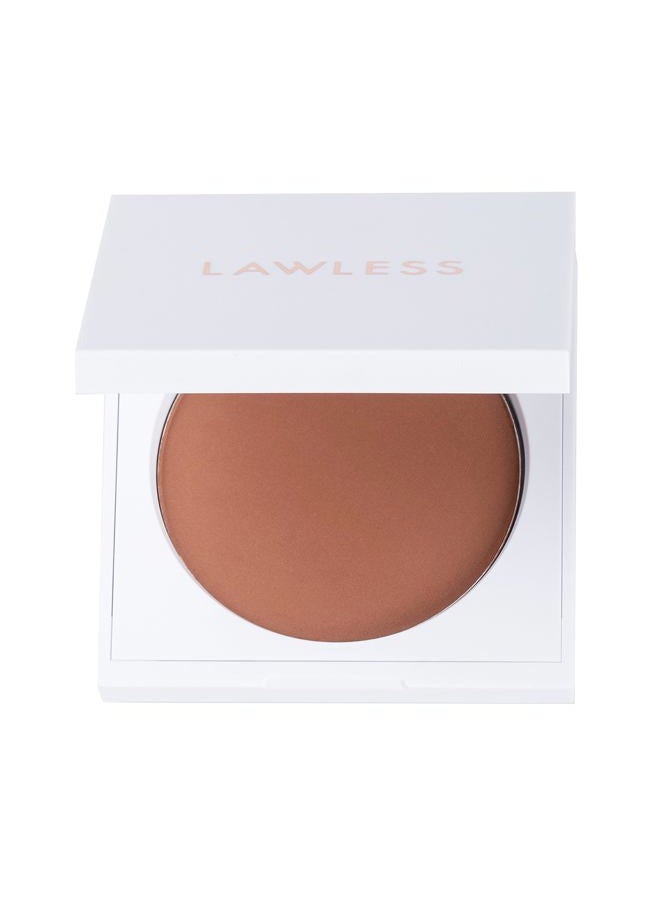 LAWLESS Women's Talc Free Velvet Matte Bronzer, Blazed, 0.3 oz/ 11 g - Image 1