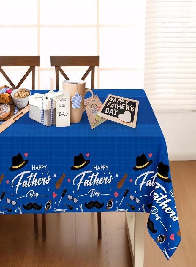 Childom 2 Pack Fathers Day Tablecloth, 54" x 108" Fathers Day Party Table Cloths Plastic Disposable Table Covers, Fathers Day Party Supplies, Fathers Day Party Decorations Tablecloth for Buffet Table Party - Image 4