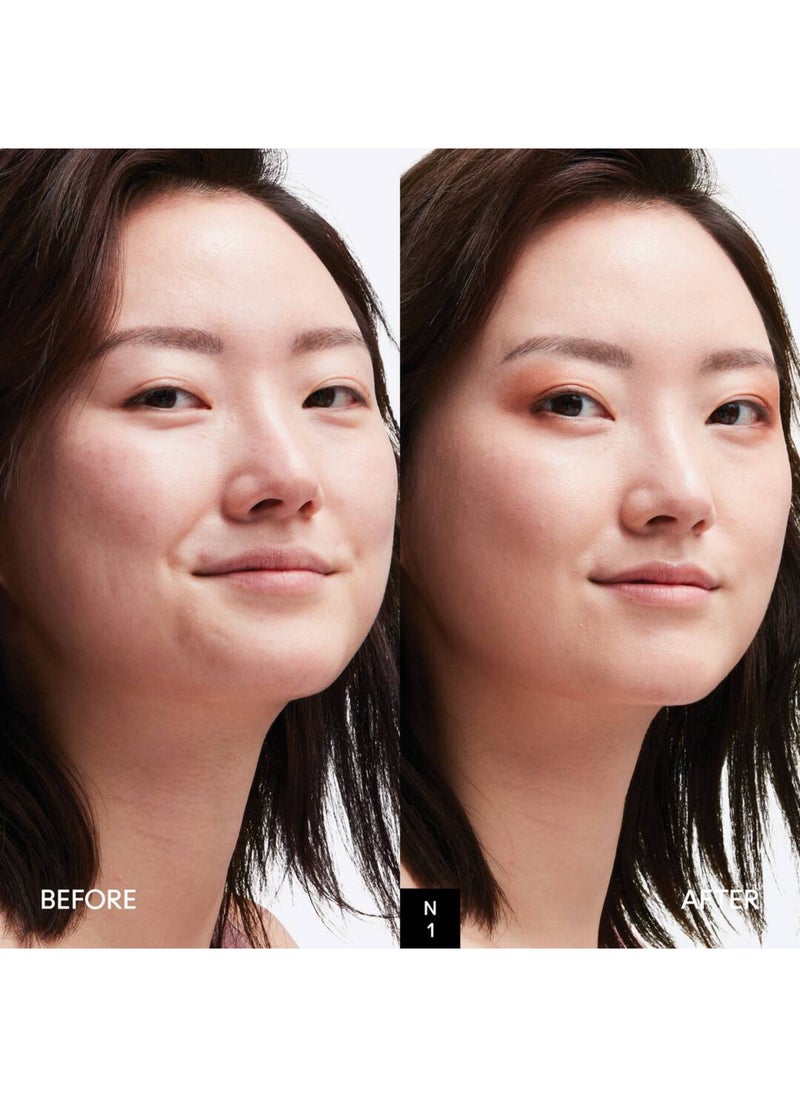 MAC Cosmetics Studio Radiance Face and Body Radiant Sheer Foundation Rosy beige with neutral undertone for light skin N1  - Image 3