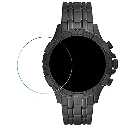 FCS PET Smart Watch Screen Guard For Fossil Gen 5 Carlyle Hr | Pack Of 3 | Edge To Edge Coverage | Ultrathin 0.33Mm 9H Anti Shock Flexible Screen Protector - Image 1