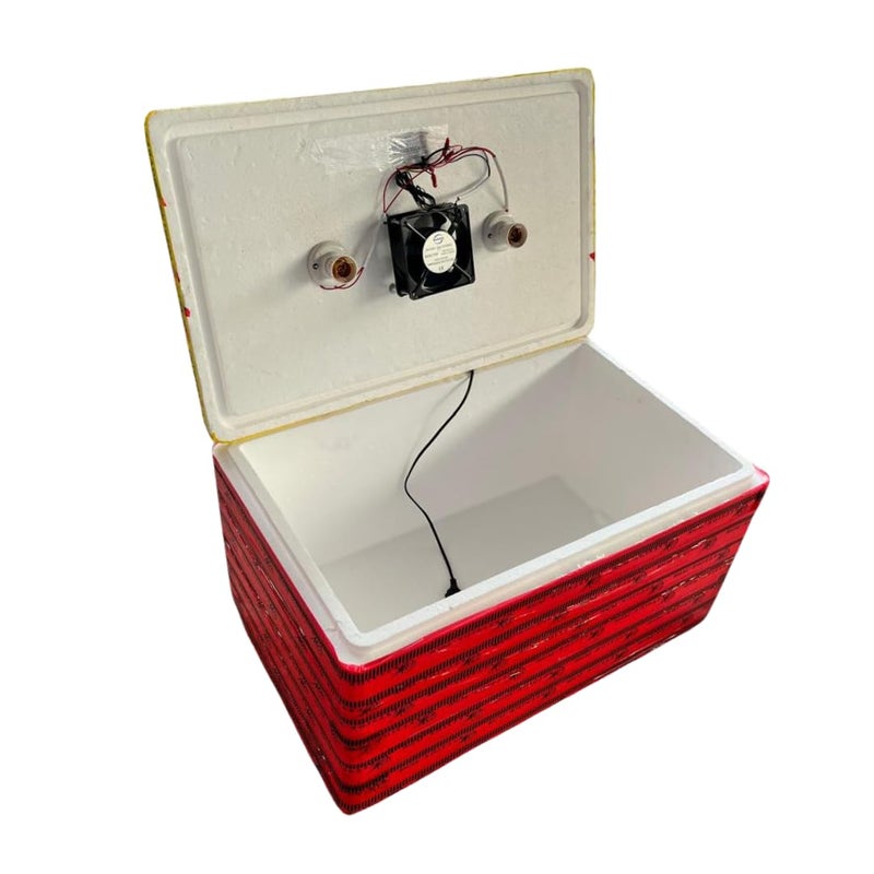 HUMBE&CO - Save Trees, Save Earth HUMBE&CO حاضنة بيض نصف أوتوماتيكية مزدوجة بسعة 100 بيضة مع شارب ومغذي مجاني - Image 4