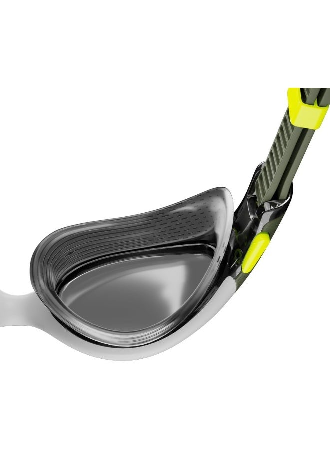 Speedo Biofuse 2.0 Polarised Swimming Goggle for Women, One Size, Green/White - Image 2