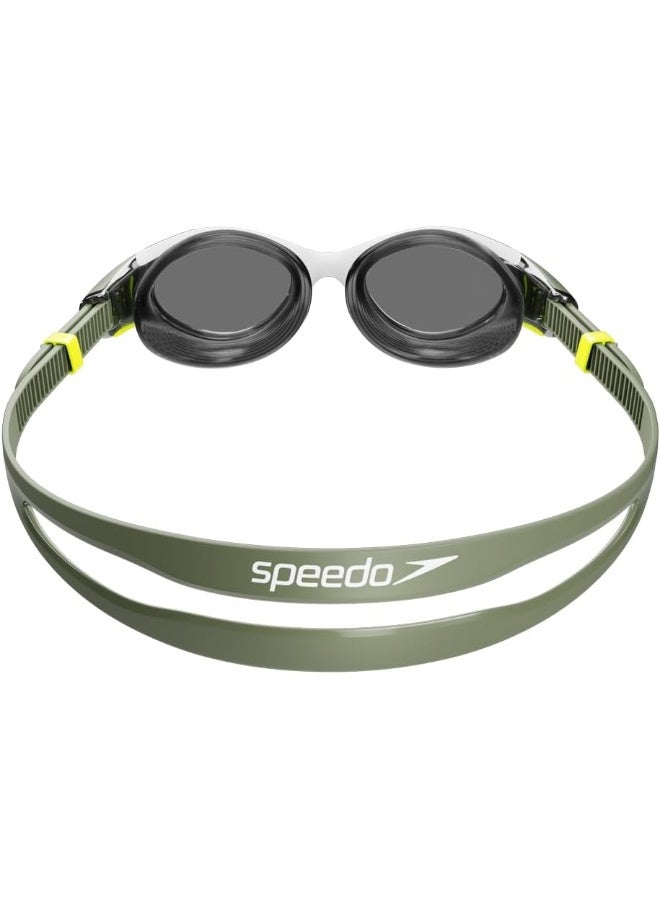 Speedo Biofuse 2.0 Polarised Swimming Goggle for Women, One Size, Green/White - Image 3