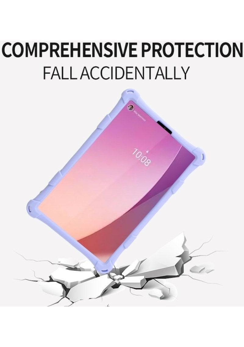Silicone Case for Lenovo Tab M9 Shock-Absorbing Drop Protection - Soft Flexible Cover with Lanyard Capacitive Pen for Home Office School - Image 3