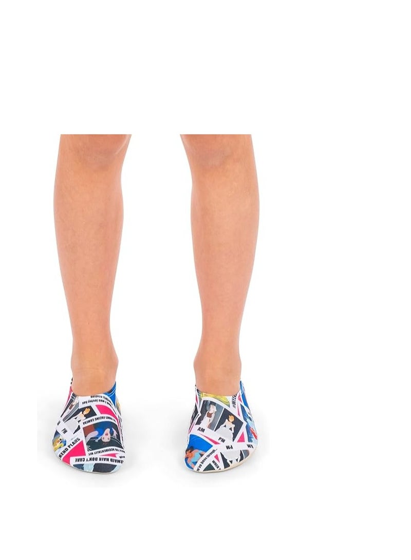 COEGA Youth Girls Pool Shoes-Black Princess MEME's - Image 2