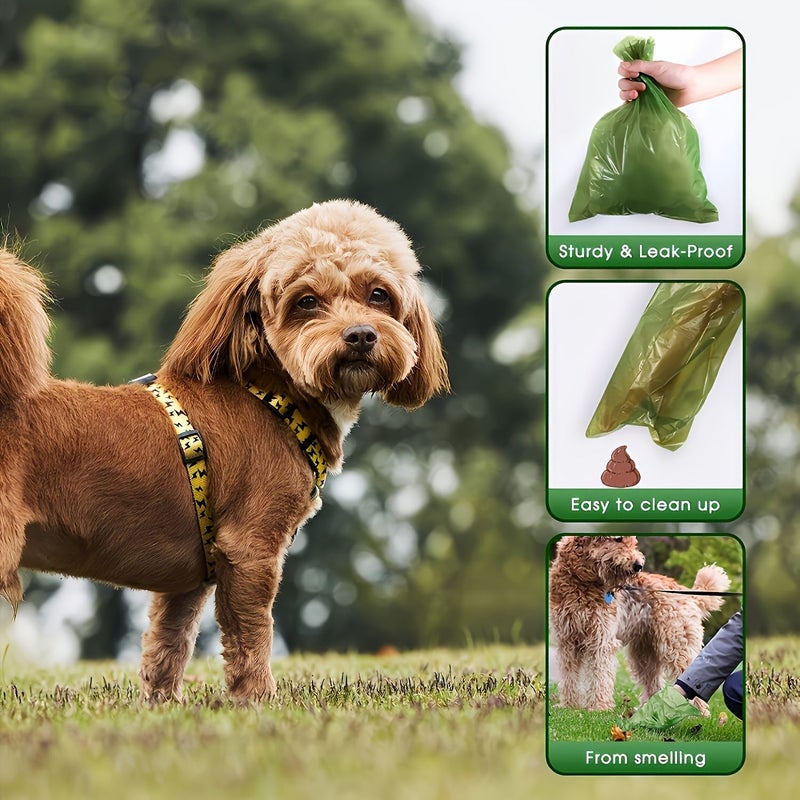 90 Bags Cat Paw Shape Thickened Leak Proof Pet Poop Bags Polyethylene Material Odor Sealed Easy Clean Cute Print Design Square Shape Suitable For Dogs Cats Compatible With Trash Can Dispensers Durable - Image 5