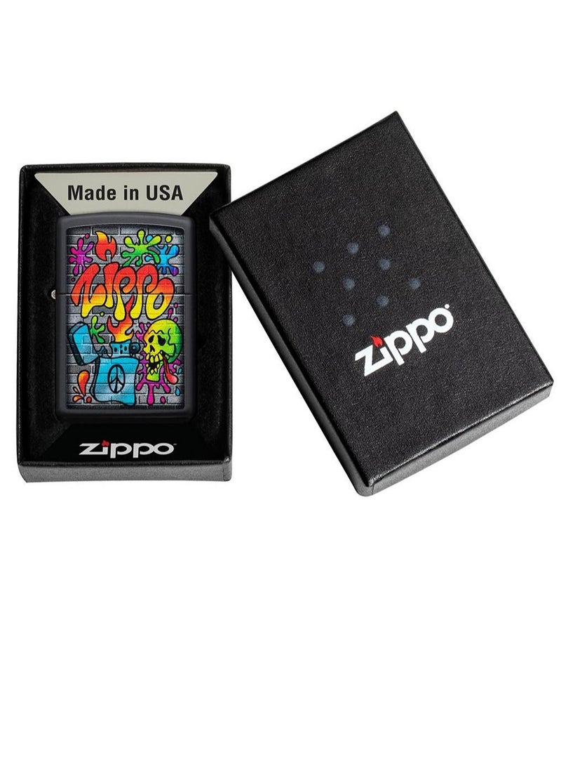 Zippo Street Art Design Windproof Lighter - Image 3