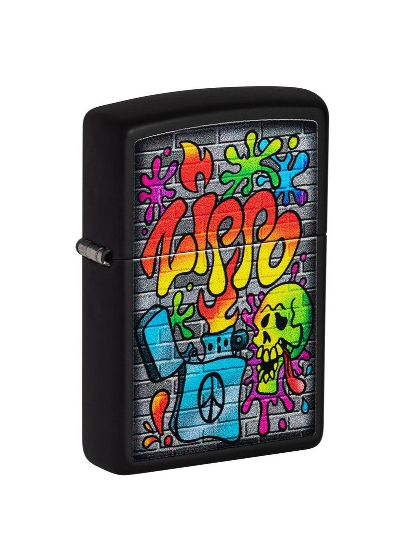 Zippo Street Art Design Windproof Lighter - Image 1