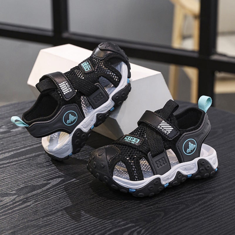 Children'S Shoes Children'S Sandals Toe Sandals Summer Sports Non-Slip Soft Sole Sandals Summer Boys Shoes - Image 3