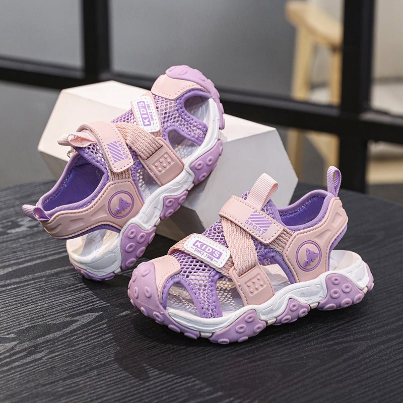 Children'S Shoes Children'S Sandals Toe Sandals Summer Sports Non-Slip Soft Sole Sandals Summer Boys Shoes - Image 5