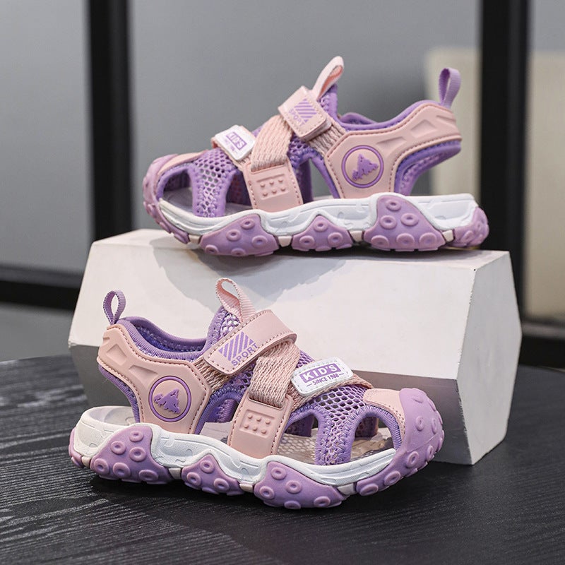 Children'S Shoes Children'S Sandals Toe Sandals Summer Sports Non-Slip Soft Sole Sandals Summer Boys Shoes - Image 4