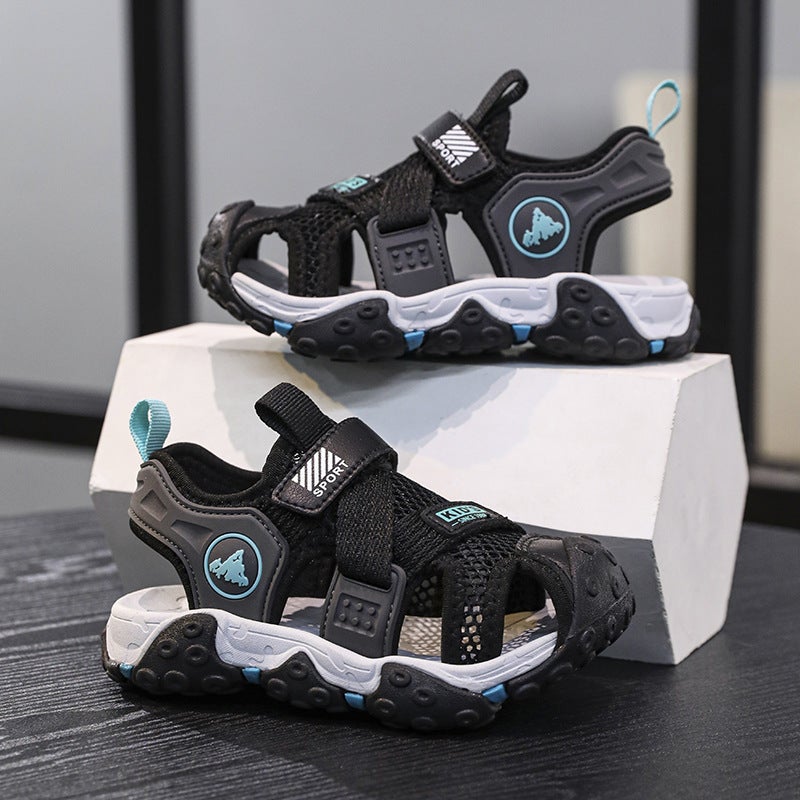 Children'S Shoes Children'S Sandals Toe Sandals Summer Sports Non-Slip Soft Sole Sandals Summer Boys Shoes - Image 2