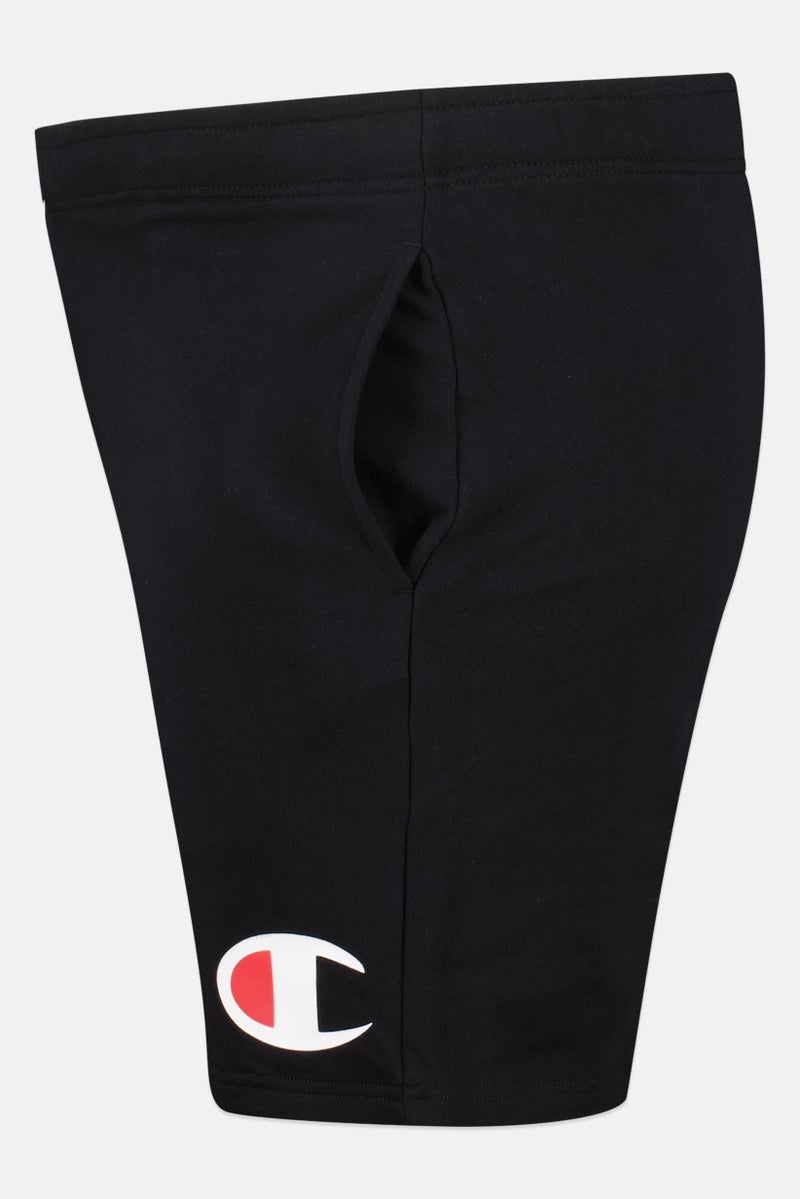 Champion Men Sportswear Fit Brand Logo Outdoor Shorts, Black - Image 2