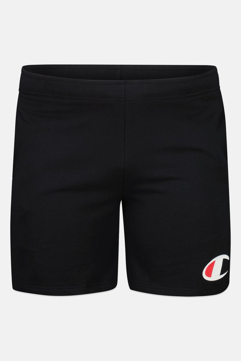 Champion Men Sportswear Fit Brand Logo Outdoor Shorts, Black - Image 3