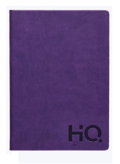 HQ A4 Size Casebound Notebook With 160 Sheets Purple  - Image 1