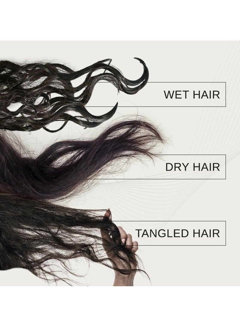 بار_اناتومي مشط أسود مصنوع يدويًا من بير أناتومي- يفك تشابك الشعر المتطاير بلطف ويتحكم فيه | مناسب للشعر الجاف والمبلل والمجعد - Image 4