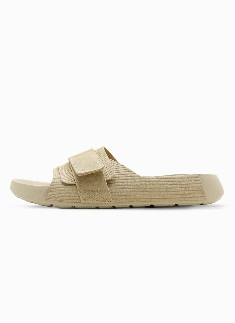 دوا زو لو AQ Strap Knit Slide WOMAN Sand