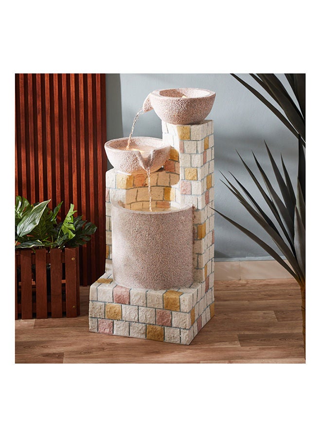 Large Outdoor Garden LED Water Fountain 95 x 41 x 49cm