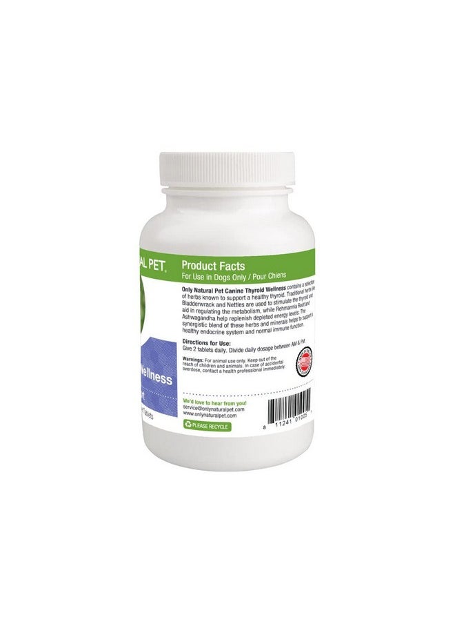 Only Natural Pet - Canine Thyroid Wellness Supplment For Dogs  90 Chewable Tablets - Image 1
