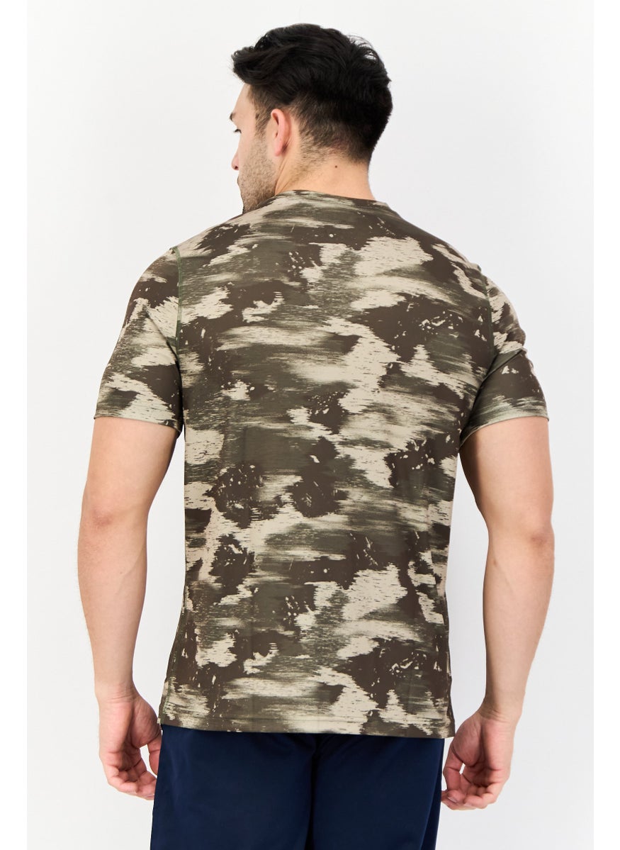 Reebok Men Sportswear Fit Short Sleeves Training T-shirt, Multicolor  - Image 2