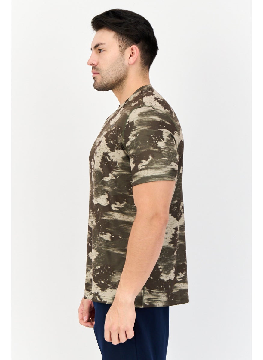 Reebok Men Sportswear Fit Short Sleeves Training T-shirt, Multicolor  - Image 4