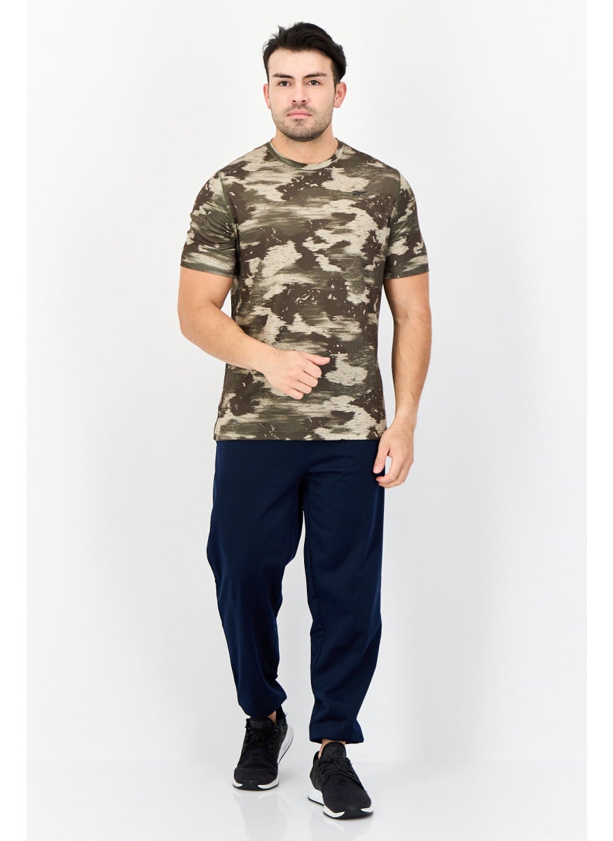 Reebok Men Sportswear Fit Short Sleeves Training T-shirt, Multicolor  - Image 3